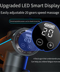Massage Gun, Deep Tissue Back Massage Gun, For Muscle Relaxation And Pain Relief After Exercise, Impact Massager With 6 Massage Heads,Electric Muscle Massage Gun,Fascia Gun With Portable Bag