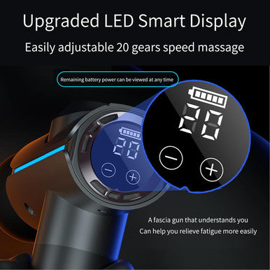 Massage Gun, Deep Tissue Back Massage Gun, For Muscle Relaxation And Pain Relief After Exercise, Impact Massager With 6 Massage Heads,Electric Muscle Massage Gun,Fascia Gun With Portable Bag