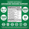 Zazzee Grape Seed Extract Capsules and Advanced Immune Support Tablets