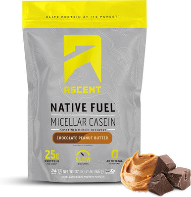 Ascent Casein Protein Powder - 2 Pounds
