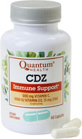 Quantum Health Cdz Immune Support Supplement Vitamin C 500 Mg, Vitamin D 1000 Iu Plus Zinc 15 Mg Powerful Whole Body Wellness Support Complex - Daily Immunity Boost For Women & Men - 60 Capsules