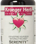 Kroeger Herb Serenity Vegetarian Capsules, 100 Count