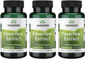 Swanson Feverfew Extract 500 Milligrams 60 Capsules (3 Pack)