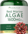 Carlyle Red Marine Algae 1600Mg | 200 Capsules | Vegetarian Supplement | Non-Gmo, Gluten Free