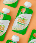 Microbiome Labs MegaPre Squeeze Packs - Daily Prebiotics for Children - Tropical Flavored Puree, Supports Gut Health + Immune Function (12 Pouches)