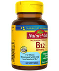 Nature Made Maximum Strength Vitamin B12 5000 Mcg Softgels 60 Count