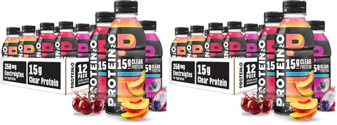 Protein2o 15g Whey Protein Infused Water, Peach Mango, 16.9 Oz Bottle (Pack of 12)