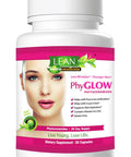 LEAN Nutraceuticals PhyGLOW Phytoceramides Ceramide Supplement with Multivitamins A, C, D, E - Skin Care Hydration Restoring Pills, Super Vegan Anti-Aging Wrinkle Support for Women and Men 30 Capsules