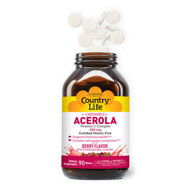 Country Life Chewable Acerola 500 mg