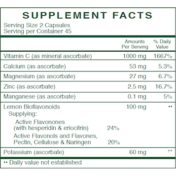 Buffered C 500 mg 90 caps by Rx Vitamins