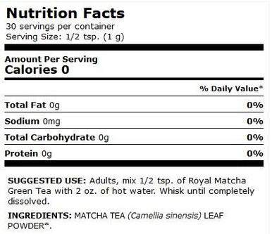 Dr. Mercola Royal Matcha Green Tea