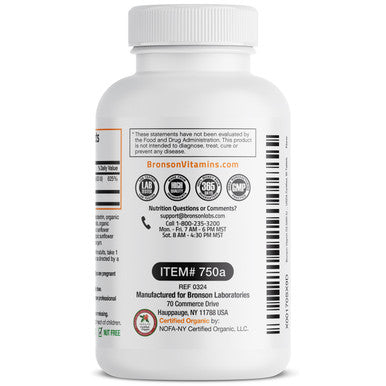 Bronson Vitamin D3 USDA Certified Organic - 5,000 IU 90 Count