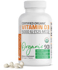 Bronson Vitamin D3 USDA Certified Organic - 5,000 IU 90 Count