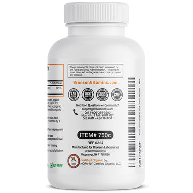 Bronson Vitamin D3 USDA Certified Organic - 5,000 IU 360 Count