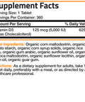 Bronson Vitamin D3 USDA Certified Organic - 5,000 IU 360 Count