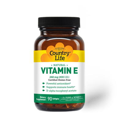 Country Life Natural Vitamin E - 400 I.U.
