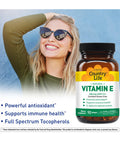 Country Life Natural Vitamin E - 400 I.U.