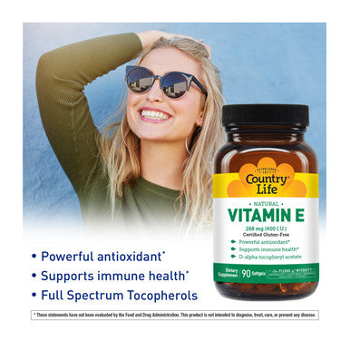Country Life Natural Vitamin E - 400 I.U.