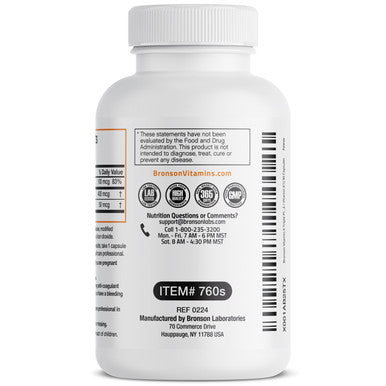 Bronson Vitamin K Triple Play with K1 and K2 - 550 mcg 90 Count