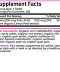Bronson Folic Acid (Folate) Vegetarian USDA Certified Organic - 800 mcg 360 Count