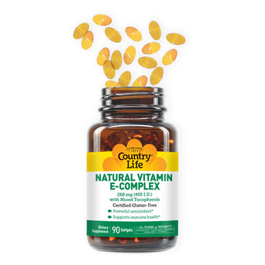 Country Life Natural Vitamin E-Complex 400 I.U.