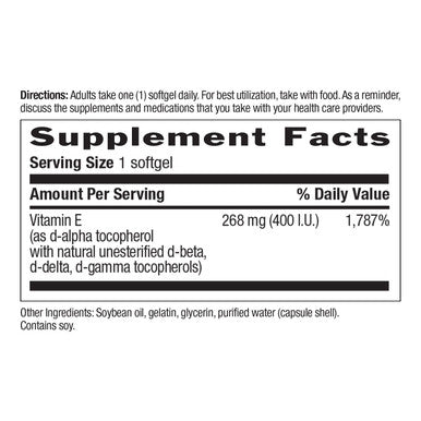 Country Life Natural Vitamin E-Complex 400 I.U.