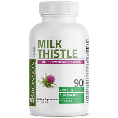 Bronson Milk Thistle Seed - 1,000 mg 90 Count