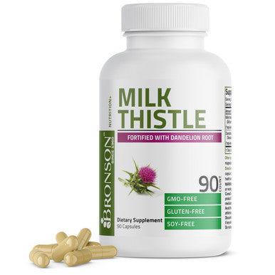 Bronson Milk Thistle Seed - 1,000 mg 90 Count