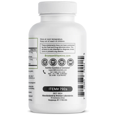 Bronson Milk Thistle Seed - 1,000 mg 60 Count