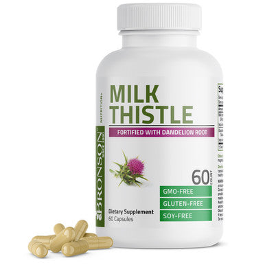 Bronson Milk Thistle Seed - 1,000 mg 60 Count