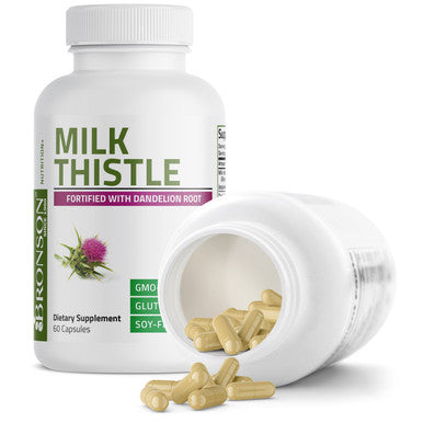 Bronson Milk Thistle Seed - 1,000 mg 60 Count