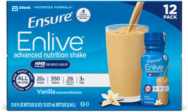 Ensure Enlive Oral Supplement Vanilla, 8 oz