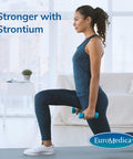 Euromedica Strontium - 60 Capsules - Key Mineral For Bone Health - Supports Bone Formation, Strength & Density - Non-Gmo, Vegan, Kosher - 30 Servings
