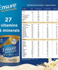 Ensure NutriVigor Protein Shake | Boost Energy and Help Support Recovery| Vitamin D Supplement with Protein, CaHMB and 27 Vitamins and Minerals | 400g | Vanilla Flavour