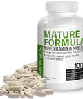 Bronson Mature Formula Once Daily Multivitamin & Mineral for Adults Over 50 100 Count