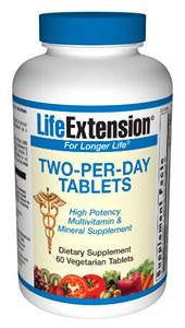 Life Extension Two-Per-Day Tabs 60 Vege Tabs-1656660882