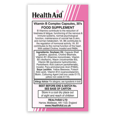 Health Aid Vitamin B Complex Supreme