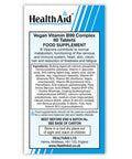 Health Aid Vegan Vitamin B99 Complex 60's