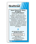 Health Aid Vegan Vitamin B2 100mg 60's
