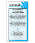 Health Aid Vitamin B6 100mg 90's