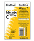 Healthaid Vitamin C 1000Mg - Effervescent (Lemon Flavour) - 20 Tablets