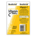 Healthaid Vitamin C 1000Mg - Effervescent (Lemon Flavour) - 20 Tablets