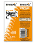 Health Aid Vitamin C 1000Mg Effervescent Orange Flavour 20'S