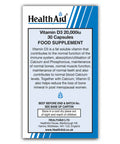 Health Aid Vitamin D3 20,000iu 30's