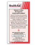 Health Aid Vitamin E 400iu
