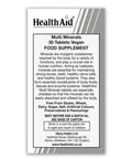 Health Aid Multi Minerals Prolonged Release 30'S
