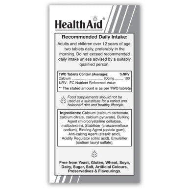Health Aid Calcium Complete 800mg 120's