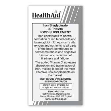 Health Aid Iron Bisglycinate