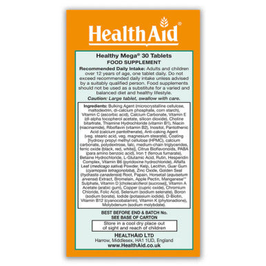 Health Aid Healthy Mega Multi Vitamin & Minerals Prolonged Release
