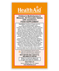 Health Aid Children's Multivitamins & Minerals Tutti Fruity Flavour